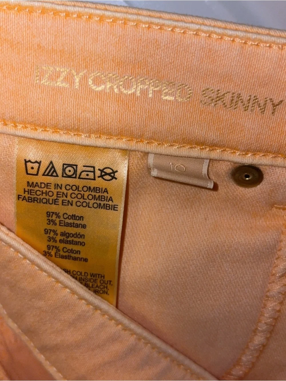 Michael Kors Izzy Cropped Skinny Jeans Size 10
